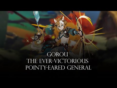 Gorou:The Ever-Victorious Pointy-Eared General (Astute and Fearless Leader) - Cover (Genshin Impact)