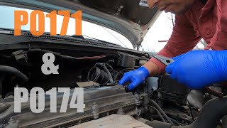 Just a case study on P0171 & P0174 | How I addressed these codes