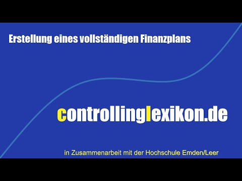 Erstellung eines vollständigen Finanzplans