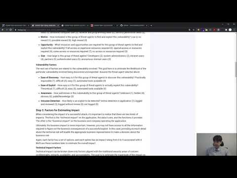 OWASP Risk Assessment Calculator