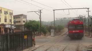 preview picture of video 'Railway Action at Rio Grande Station in Sao Paulo, Brazil'