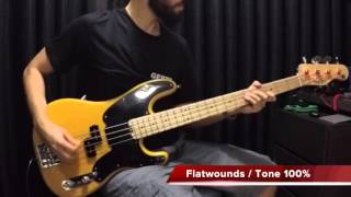 Video thumbnail for Flatwound vs Half-round strings [on a Pbass] by Osmar Oliveira