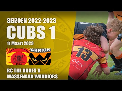 RC The Dukes Cubs 1 V Wassenaar Warriors - 11 Mrt 2023 | Rugby U14