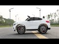 Ηλεκτροκίνητο Αυτοκίνητο Mercedes Benz GLC 63S AMG Original License 12V - Λευκό | Skorpion Wheels - 5246062
