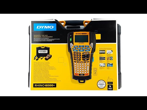 Industrial Label Maker Dymo Rhino 6000+ Kit case, 24 mm, PC conection, time-saving hotkeys, fast label printing, work-resistant, ideal for everyday challenges 2122966
