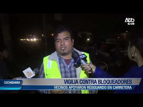 Vecinos y cívicos instalan vigilia en Vinto y exigen declaratoria de estado de excepción