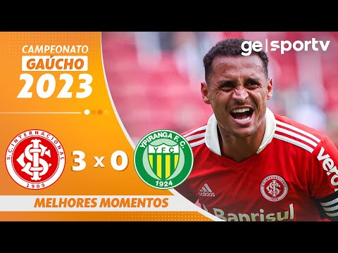 Gols e lances de Internacional x Ypiranga-RS