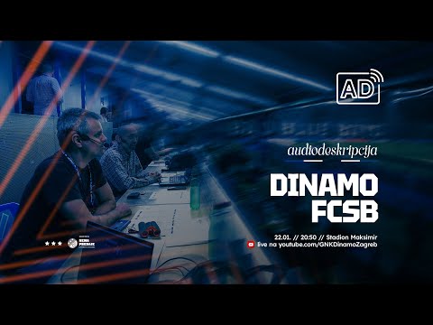 Online audiodeskripcija Dinamo - FCSB