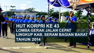 preview picture of video 'Lomba Gerak Jalan Cepat di Piru, Seram Bagian Barat 2014'