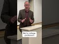 We’re college professors! #peteytvprof #collegeprofessor