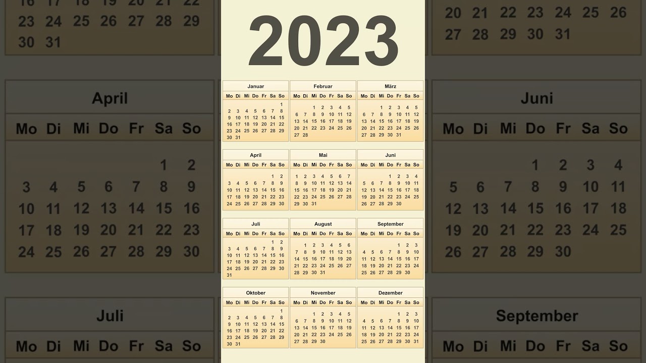Kalender 2023