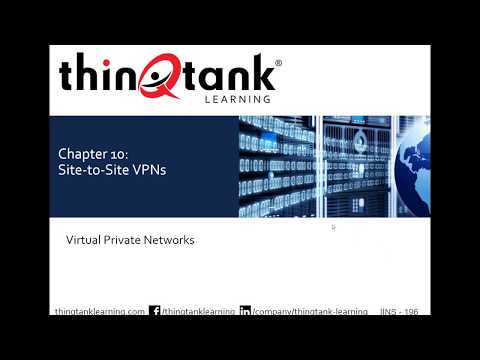 thinQtank Learning CCNA Security Training Camp Chapter 10 - SITE-TO-SITE VPN