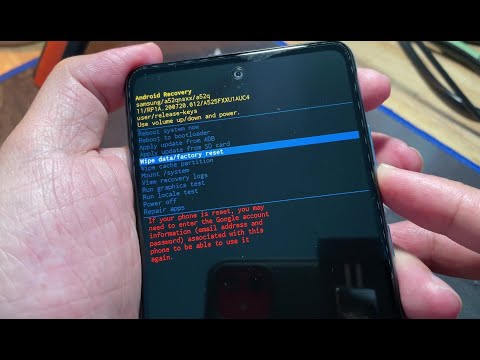 How to hard reset Samsung Galaxy A52