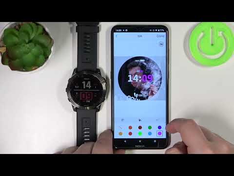 How to Set Up Watch Face in Garmin Fenix 7x - Custom Image Watch Face