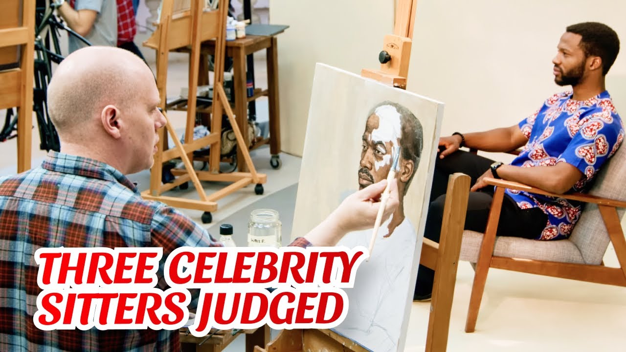 Clare Skinner Kenneth Cranham Sope Dirisu Painted | Portrait Artist of the Year