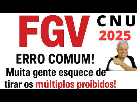📌FGV 2025 | DO YOU MASTER MULTIPLES? | CNU | QUESTION 32