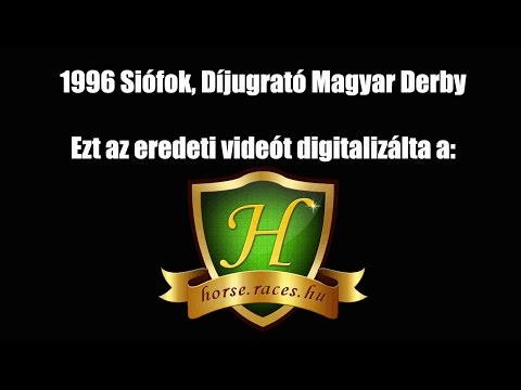 1996 Siófoki Díjugrató Magyar Derby