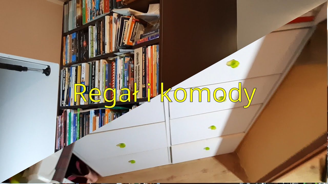 Zrób to sam - regał + komody z szufladami.