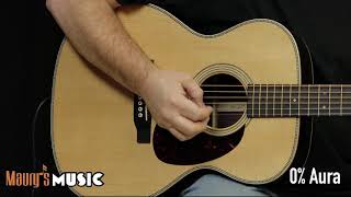 Video thumbnail for Aura VT Blend DIRECT RECORDING - Martin 000-28E Modern Deluxe at Maury’s Music by Maury's Music