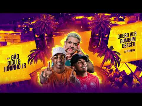 MC Gão, MC Digu e MC Juninho JR - Quero Ver Bumbum Descer (DJ Ferreira)