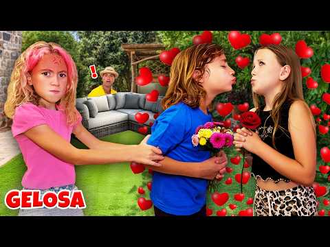 GIORGIA GELOSA SCOPRE CHE DAVID SI È INNAMORATO DELLA CUGINA CATTIVA LITIGANO E SCAPPA DI CASA!