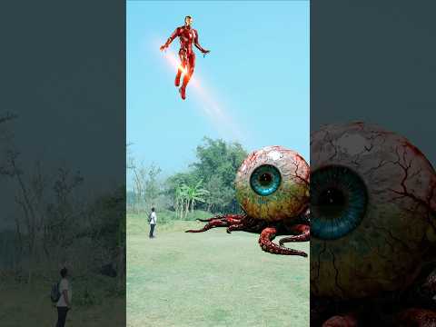 Monster vs Iron Man #ironman #funnyvideo #shorts