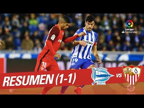 Highlights Deportivo Alavés vs Sevilla FC (1-1)
