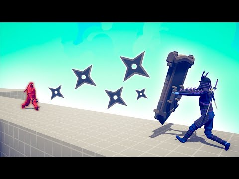 SAMURAI MIRROR SHIELD vs EVERY GOD - TABS | Totally Accurate Battle Simulator 2022