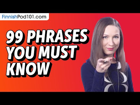 99 Phrases Every Finnish Beginner Must-Know
