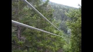 preview picture of video 'Ziplining at Bretton Woods, NH'
