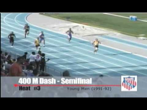 Eric Caro - Young Mens 400m Prelims - 2009 AAU Jr Olympics