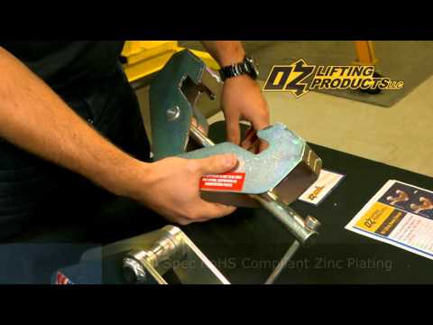 Beam Clamps Made In The USA - OZ Lifting Products Beam Clamps Ma...