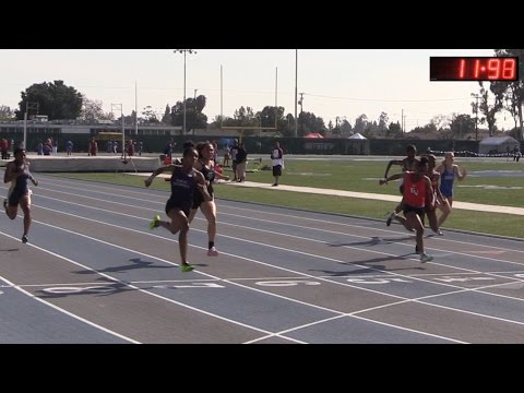 2016 Track - California Relays 100M Girls Large School Final
