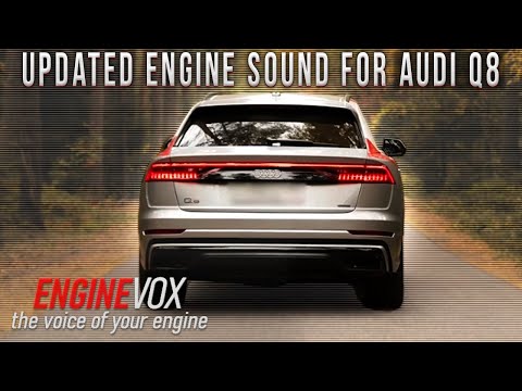 Audi Q8 with next-generation custom active sound system #ENGINEVOX