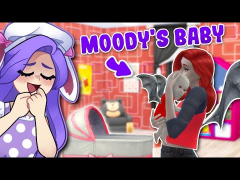 MOODY Adopted A BABY! (Sims 4)