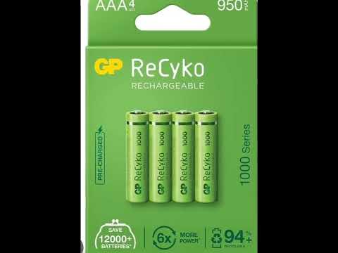 Gp ReCyko Rechargeable AAA/4 950mah