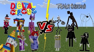 The Amazing Digital Circus VS Trevor Henderson Creatures [Minecraft]