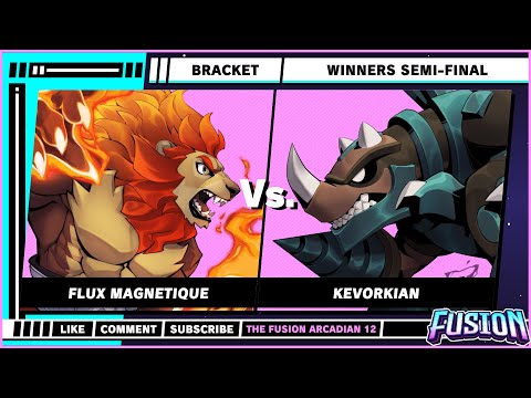 The Fusion Arcadian 12 - Bracket - FLuX Magnetique (Zetterburn) VS Kevorkian (Galvan) - RoA2