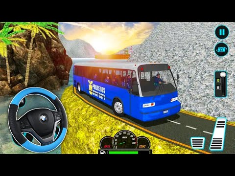 US Police Coach Bus Driving Simulator - Police Chase Transporter - Android Gameplay #1