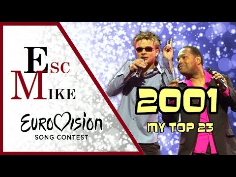 Eurovision 2001 - My Top 23 [With Rating]
