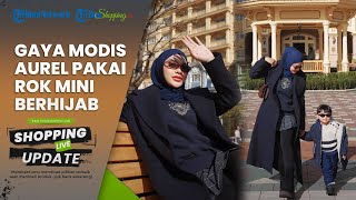 Pakai Rok Mini tapi Tetap Berhijab, Intip Gaya Modis Aurel Hermansyah saat Liburan Mewah ke Jepang
