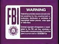 2000 Disney FBI Warning Screens Purple Variant