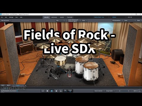 Toontrack Superior Drummer 3 - Fields of Rock - Live SDX All Presets DEMO