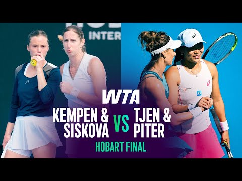 Kempen/Siskova vs. Piter/Tjen | 2026 Hobart Doubles Final | WTA Match Highlights