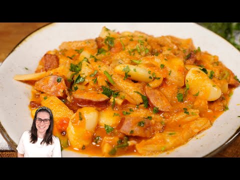 Como fazer DOBRADINHA com feijão branco DELICIOSA! Até quem não gosta vai querer provar!