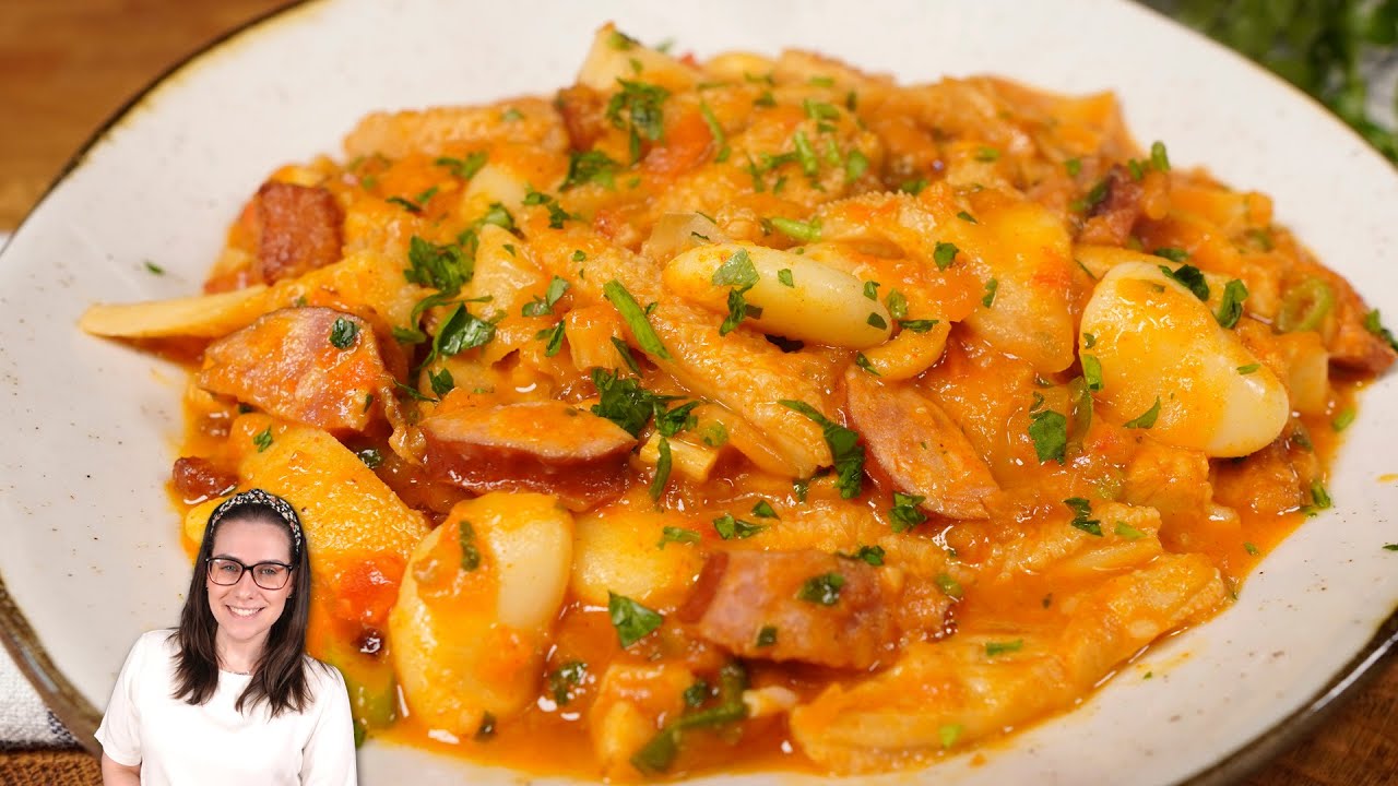 Como fazer DOBRADINHA com feijão branco DELICIOSA! Até quem não gosta vai querer provar!