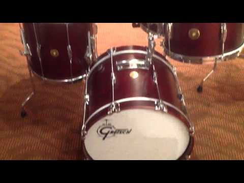 Steve Maxwell with Gretsch USA new design drum set!