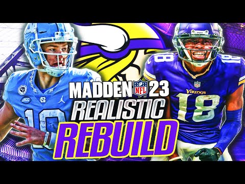Rebuilding the Minnesota Vikings | Drake Maye is our FRANCHISE QB! | Madden 23 Franchise Mode