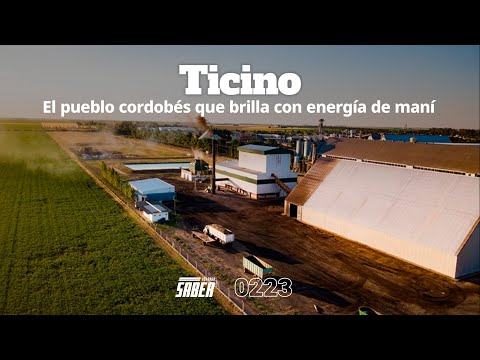 Ticino: el pueblo cordobés que brilla con energía de maní