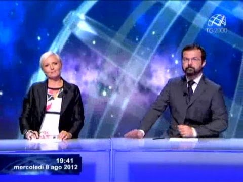 TG2000 dell'8 agosto 2012